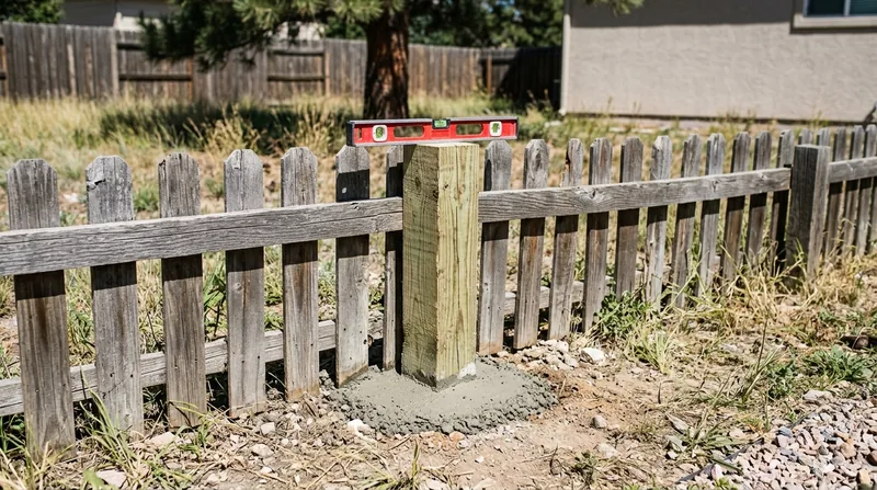 Fence Post Repair & Replacement Colorado Springs